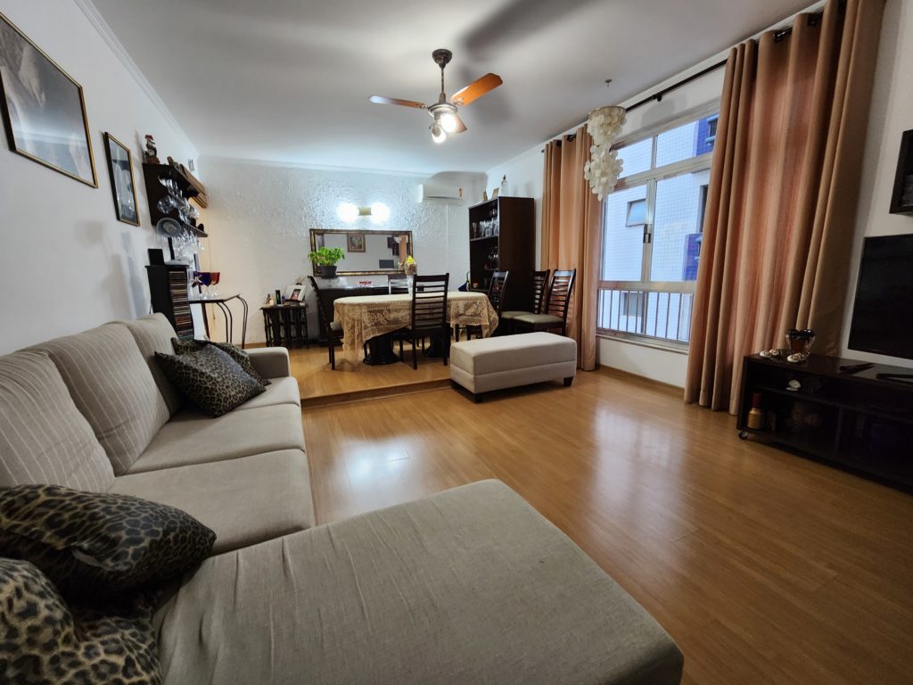 ÓTIMO Apartamento com 3 dormitórios à venda, 128 m² por R$ 670.000 - Embaré - Santos/SP